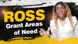 ROSS Grant Areas Of Need