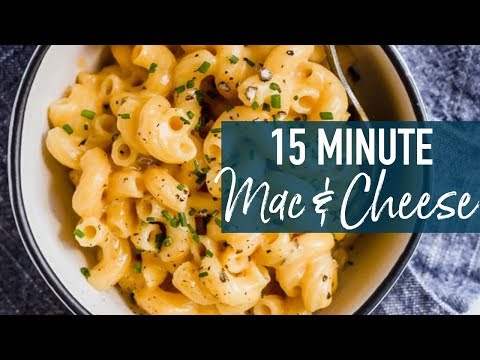15 Minute Macaroni and Cheese (One Pot Mac and Cheese)
