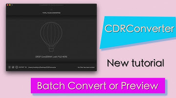 Convert CorelDRAW files to PDF and SVG automatically