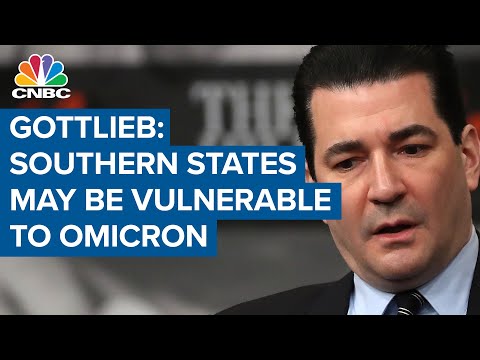 Dr. Scott Gottlieb: Southern states could be vulnerable to omicron by relying on delta immunity