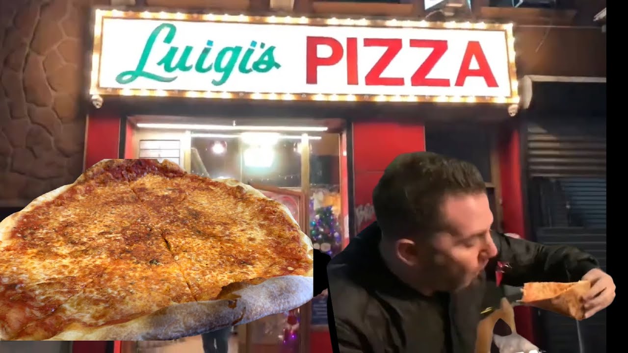 Pizza review: Cali Kid reviews Luigi's Pizza (Brooklyn, NY) * Lost Episode