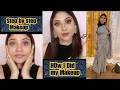 Step by step || How I did My makeup ||  saree wedding look