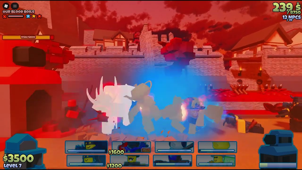 (stage 9) Our blood boils 3 star normal | The battle bricks