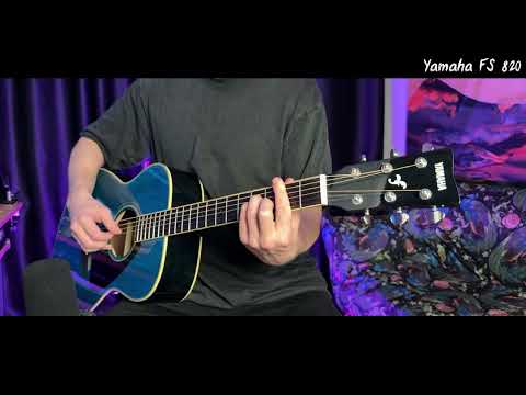 Акустична гітара YAMAHA FS820 (Turquoise), видео 1