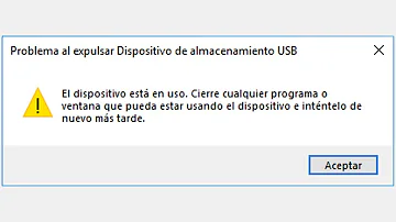 ¿Por qué no puedo expulsar mi USB de forma segura?