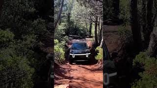 Rivian R1T on Soldier’s Pass trail Sedona