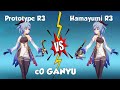 So I make Comparision with Prototype R3 vs Hamayumi R3 But...(Genshin Impact)