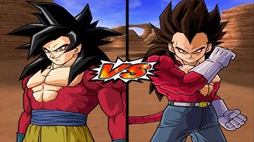 [Dual TAS, Reupload] DBZ BT3: Goku (GT) Vs. Vegeta SSJ4 (Enhanced Red Potara, Max Power Mode)
