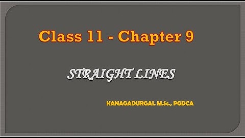 Straight lines #chapter9 #ncert #class11 #maths #slope #point #wordproblem #linearfunction