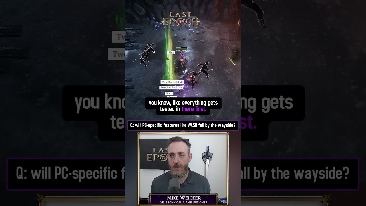 Will WASD support be impacted by the console release of Last Epoch Orobyss? #lastepoch #ARPG #Gaming