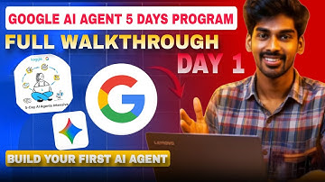 Google 5 Days AI Agent Course Day 1 🔥| TELUGU | Step-by-Step Guide to Build Your First AI Agent 
