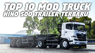 TOP 10 MOD TRUCK HINO 500 TRAILER TERBARU | MOD BUSSID screenshot 2