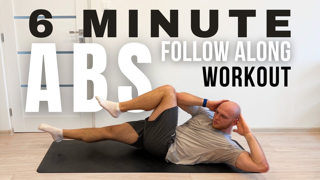 6 MIN ABS WORKOUT (NO EQUIPMENT, NO REPEATS) - YouTube