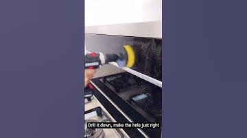 Drill It Right, Attach It Tight, And Wipe It Clean #satisfying @MNnhattech