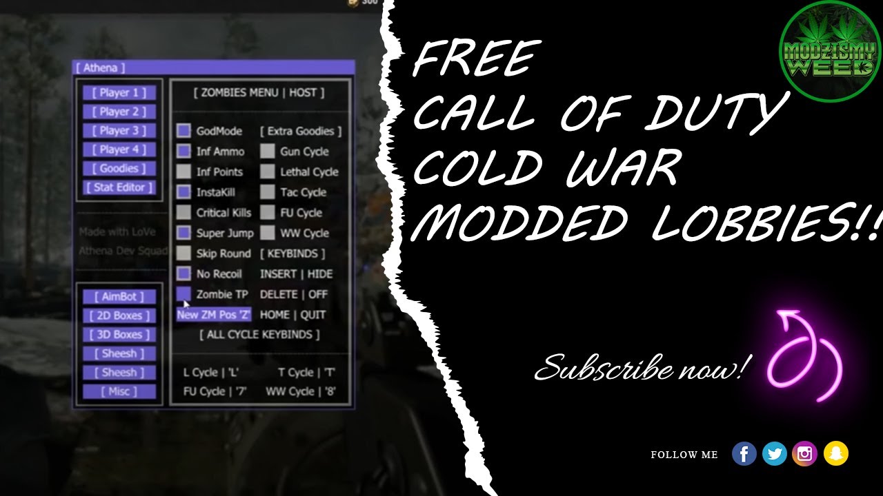 COLD WAR MODDED LOBBIES!!!