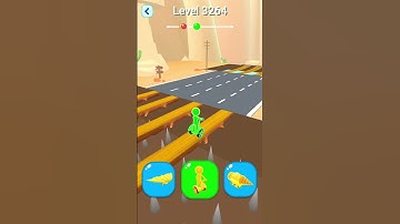 Shape shifting2 game level #3264    hyper casual game #shapeshifting  #gameplay #gaming #shortvideo