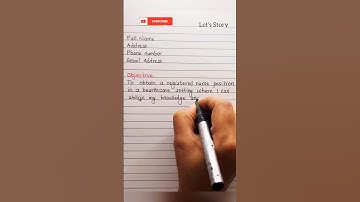 Create CV for nurses | Nurses CV | CV for Registered Nurse | Resume for Nurses #cvformat #nurses