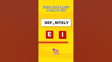 English Spelling Quiz - PART01