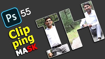 Clipping Mask in Photoshop | How to use Clipping Mask in Photoshop | Class 55 in Hindi Urdu