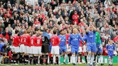 Man Utd 1-3 Chelsea 2005 Guard of Honor at Old Trafford...