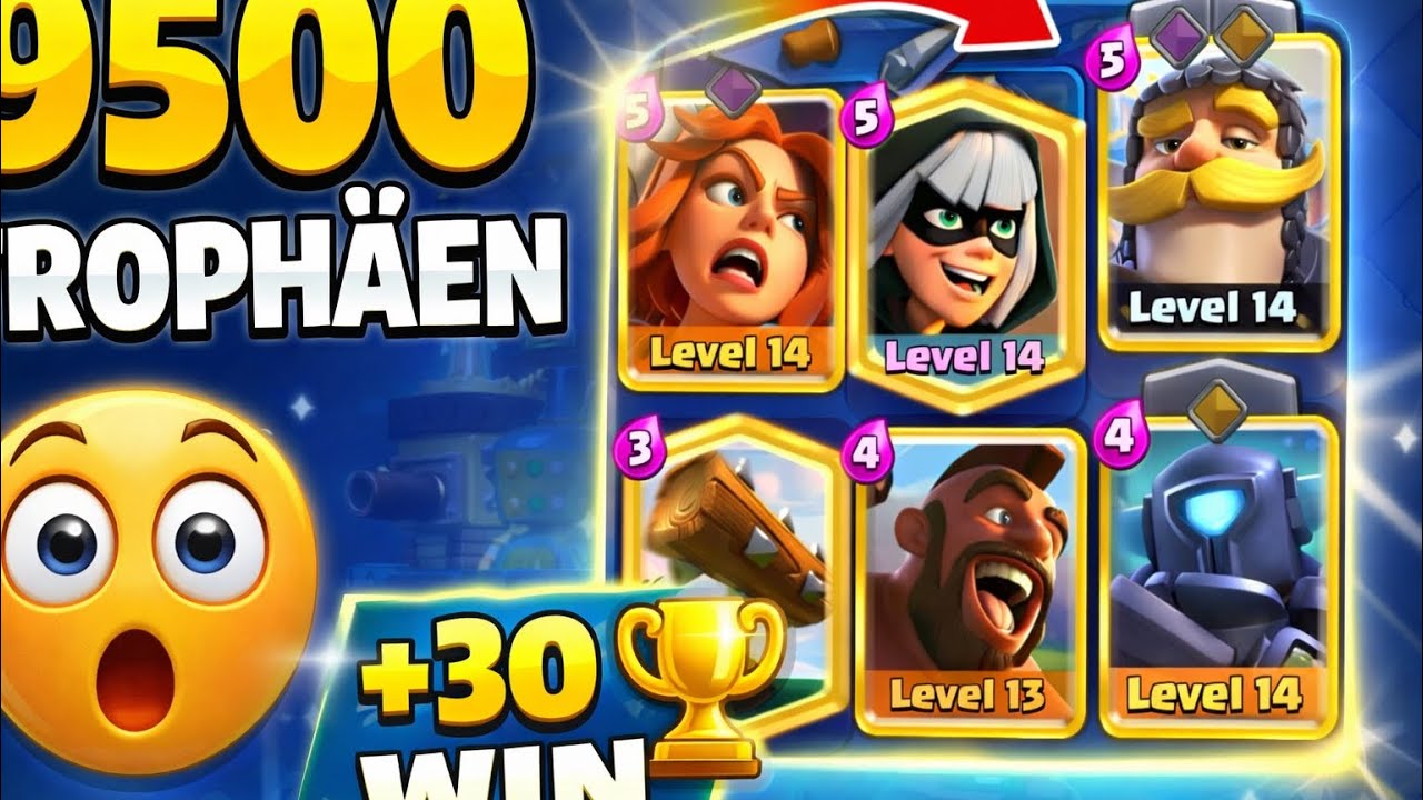 This Deck Wins Almost Every Game at 9500 Trophies 😳 | Clash Royale