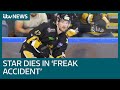 Ice hockey star dies after &#39;freak accident&#39; during Sheffield match | ITV News