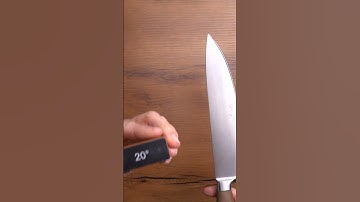 Sharpie trick for finding the perfect sharpening angle with Tumbler Rolling Sharpener