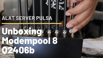 Unboxing Modempool Q2406b 8 Port USB 2G