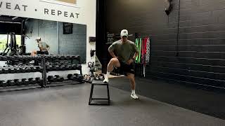Front Foot Elevated Single Leg Pogo Hops - Side to Side