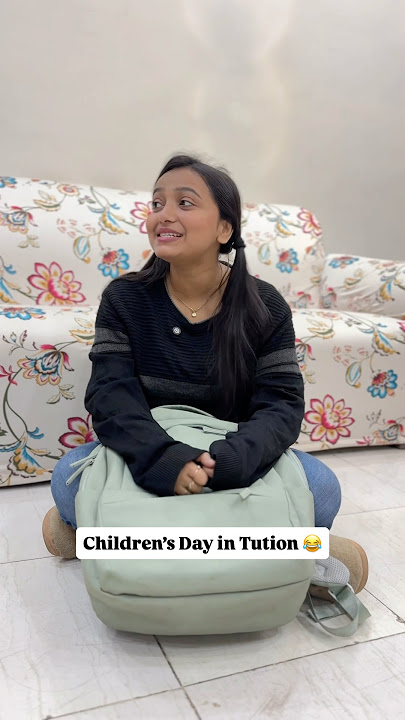 Children’s Day in tution 😍 #Shorts #Viral #comedy