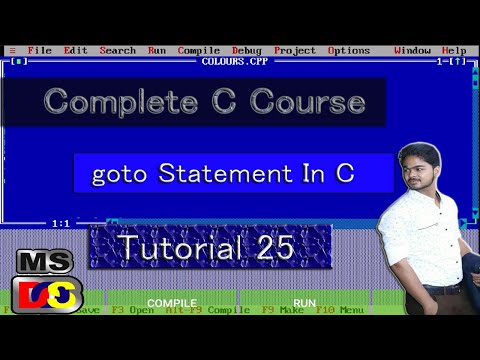 goto Statement In C ||  Turbo C++ Tutorial for beginners || Turbo C++ #25