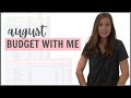 Monthly Household Budget // August 2024 Zero Based Budget