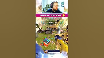 Crazy 1v3 clutch with Bocek bow 🔥 Apex Legends #apexlegends #apexlegendsclips #gaming #fps