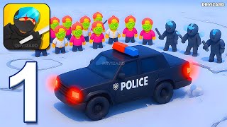 Riot Buster - Gameplay Walkthrough Part 1 - Drive Police Car And Restore Peace (iOS, Android) screenshot 5