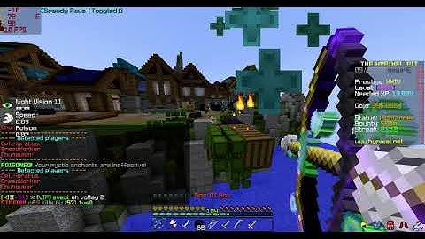 Hypixel The Pit | 3 Darks Down The Garbage Disposal (All Cheating)