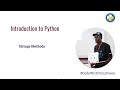 Python Strings methods