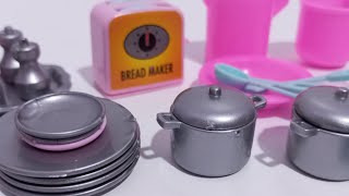 7 Minutes Satisfying with Unboxing Hello Kitty Sanrio Kitchen Set | Miniature ASMR Playset Kitchen