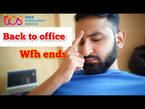 Work From Home Ends | TCS Calling Back Office | First Vlog
