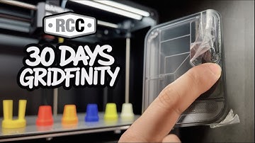 day 30 of 30 days of gridfinity, 3d printing with my new Bambu Labs P1S!