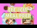 ONE HOUR MEAL PREP FOR THE WEEK! | MEAL PREP WITH ME!