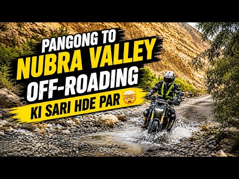 Durbuk To Nubra Valley 😱 Dangerous Off-Road Ride | BMW G310R Ladakh trip 2026,