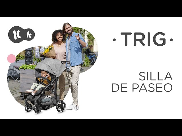 Silla de paseo TRIG Kinderkraft plegable con una sola mano 