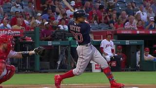 Famous Mookie Betts Slow Motion Home Run Swing Axe Bat Hitting Mechanics Profile