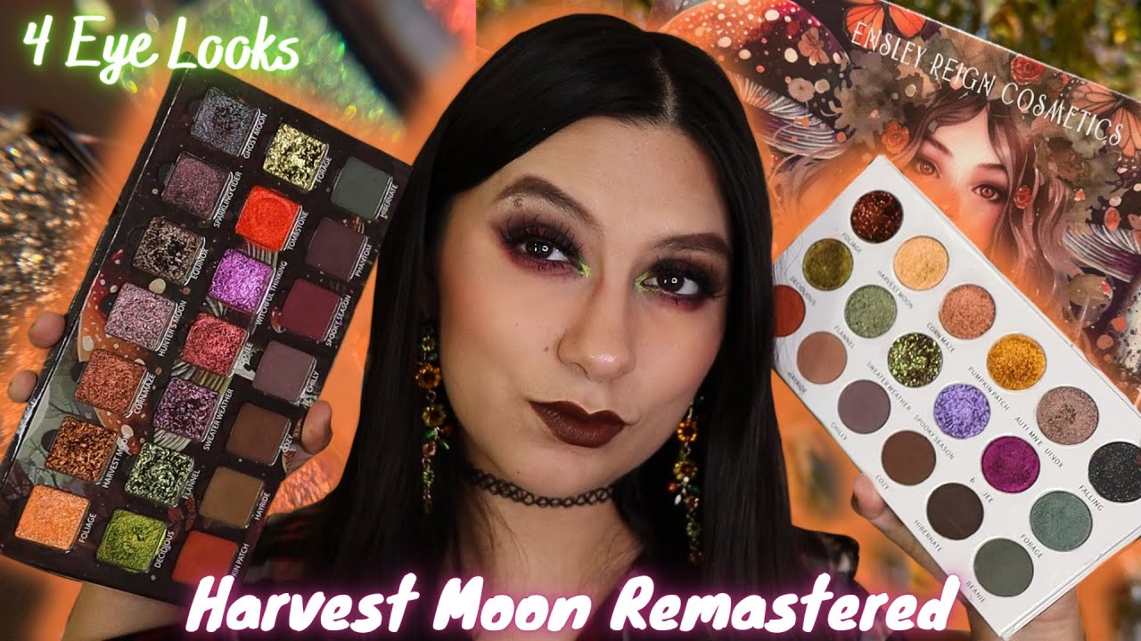 ENSLEY REIGN HARVEST MOON REMASTERED PALETTE REVIEW, EYE SWATCHES ...