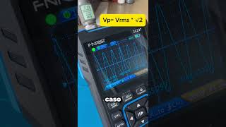 Sine wave on an oscilloscope