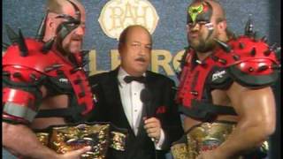 1991  LEGION OF DOOM THOUGHTS AT THE UK BATTLE ROYAL