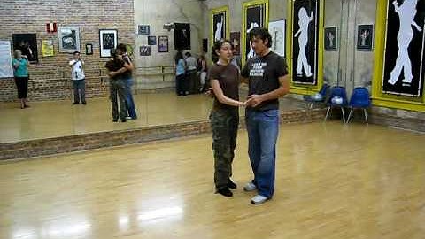 lindy hop, outside turns, reverse circle, triples forward
