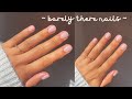 the BEST dip powder nails! // "Barely there" manicure tutorial