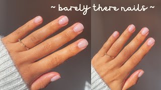 the BEST dip powder nails! // "Barely there" manicure tutorial screenshot 4
