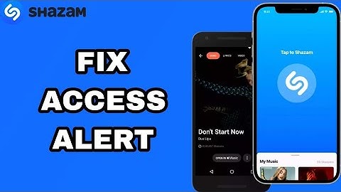 How To Fix And Solve Access Alert On Shazam App | Final Solution